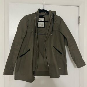 Abercrombie & Fitch Olive Utility Jacket